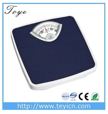 TOYE mechanical weighing bathroom scale