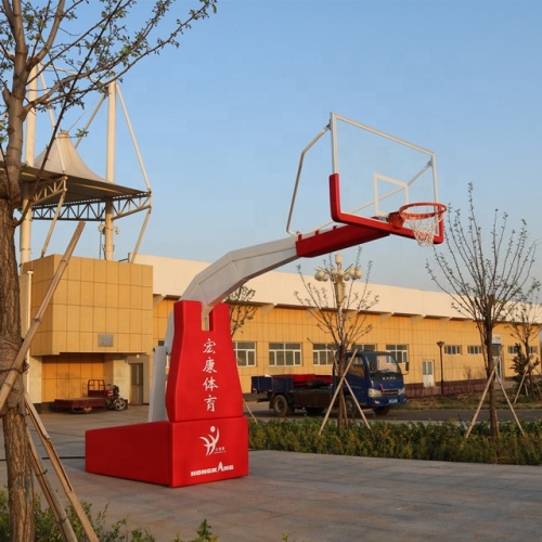 FIBA Approved Electric Portable Basketball Hoop Stand