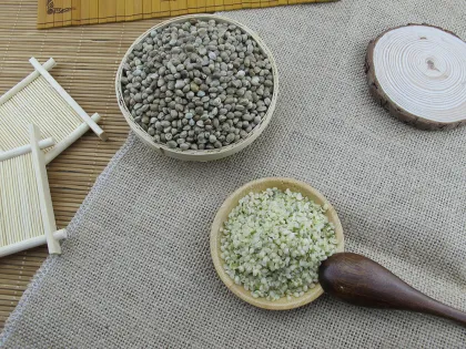 Natural Green Skin Rate 3% Organic Hemp Seed