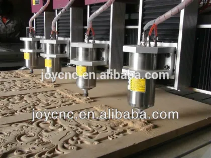 JOY Mini Wood CNC Router 4axis Multi Head Machine