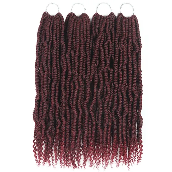 Synthetic curly ends for passion twist crochet hair Pre bomb Twist toystress Spring passion for black women