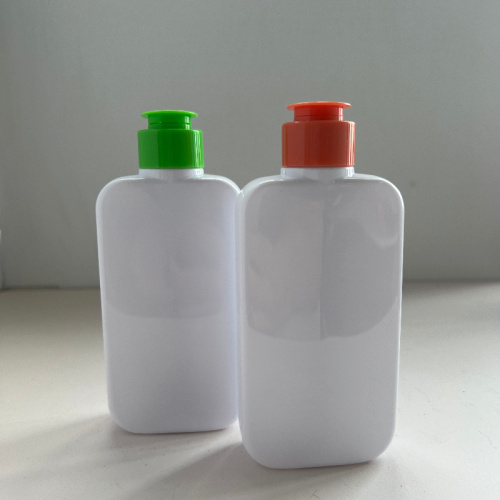 200ml White Plastic Flat Bottles PET Lotion Bottles