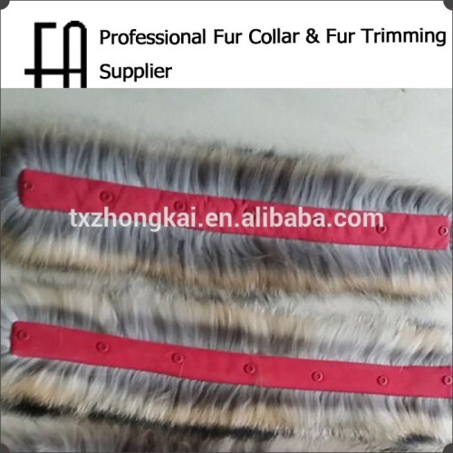 Factory direct wholesale price fur trimming/raccoon fur trimming/fur trimming for garment