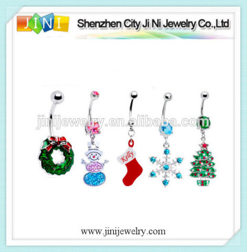 christmas piercing jewelry