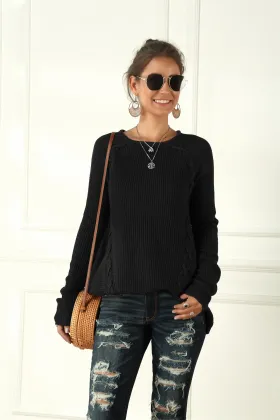 Striped Long Sleeved Sweater