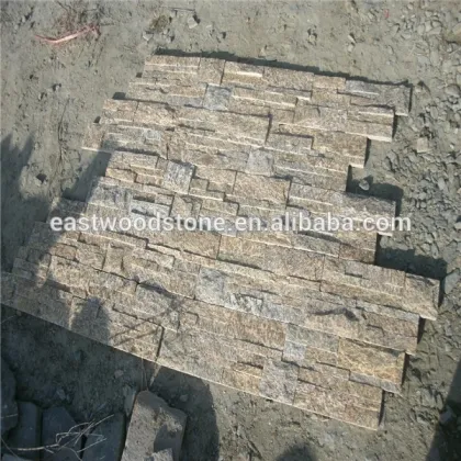 Natural split tiger skin yellow tiles