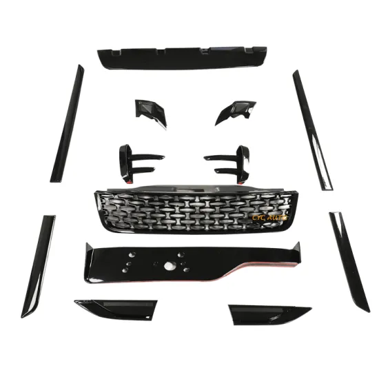 LAND ROVER DISCOVERY 5 FULL BLACK EDITION 2016-2017 AERO & BUOY KIT BUMPER TRIM PACK