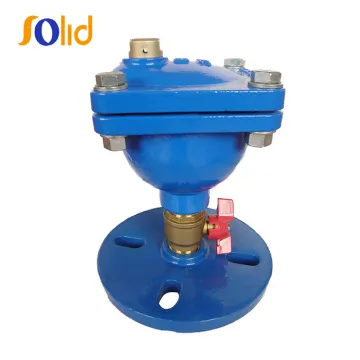 Single orifice ductile iron air release valve