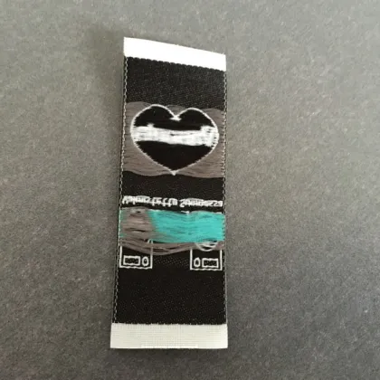 Custom Clothing Wash Care Label Woven Label