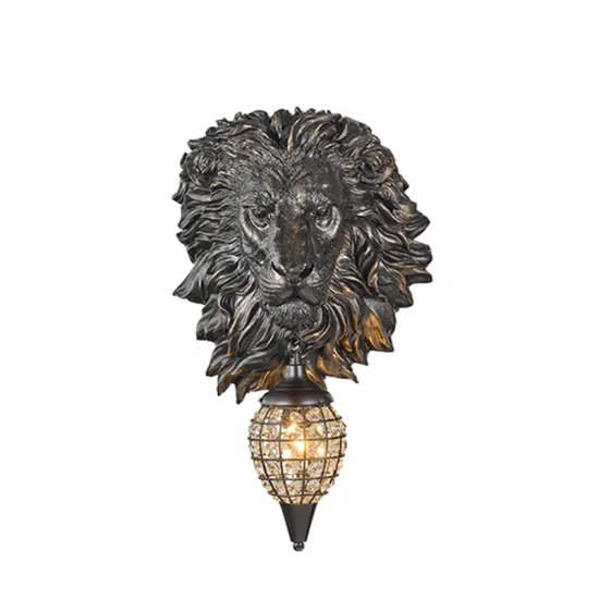 Creative Resin Decorative Wall Lamps for Living Room, Dining Room, Bedroom, Study, and Bars - Nordic Simple Design, Animal Motif