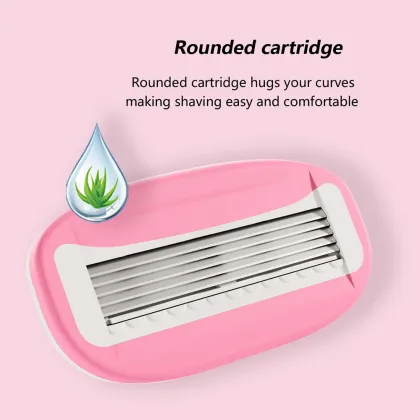 Top Women's Open Back 5-Blade Safety Razors: Portable Manual Body Razors for Smooth Shaving