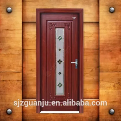 China European style wooden door/glass solid wood door/interior composite wooden doors