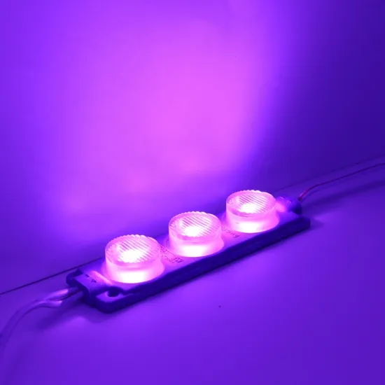 12V and 24V LED Modules: Purple Color, SMD 3030, 3W LST LED Modules with IP68 Rating - Korea Technology