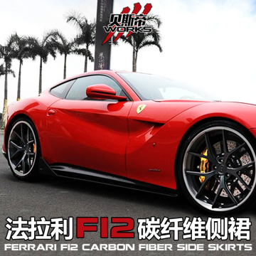Carbon Fiber Side Skirts For 2010-2015 F12