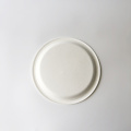 10 inch bagasse round plate disposable plate
