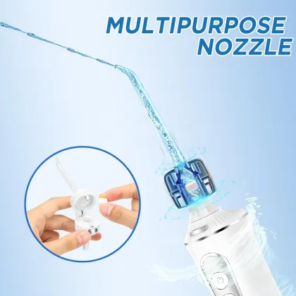H2ofloss Dental Cordless Electric Power Flosser Wireless Water Pick Teeth Cleaner