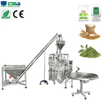 Full Automatic Powder Packaging Machine for Wheat Flour, Milk Powder, Sugar, and Coffee Powder