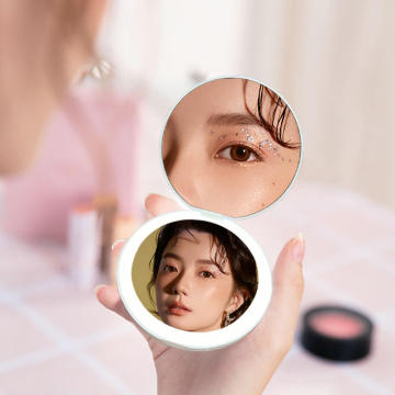 Portable Desktop Rectangle Table Folding Makeup Mirror