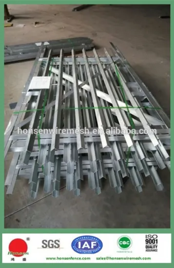 China supplier ! Angle steel bar palisade fence for telecom tower