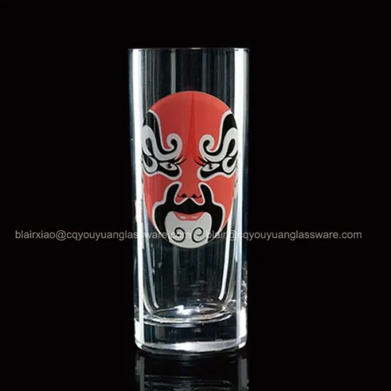 Wholesale 290ML Facebook Long Drink Glass Childens Drinking Glass Cups