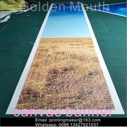 Custom Printed Canvas Banner Printing for Decoration