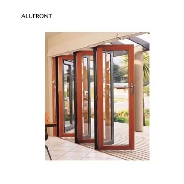 Insulated Wood and Aluminium Composite Double Glazed Bi-Folding Doors