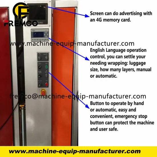 High Quality Luggage Stretch Wrapping machine