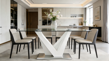 Tavolo da pranzo moderno 180x100 cm per 6-8 persone