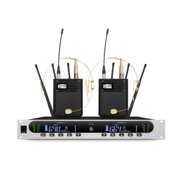 XTUGA X-26 True Diversity Wireless Microphone System for Church Outdoors