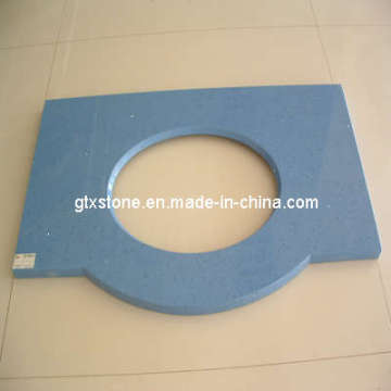 Countertops Engineered Stone (GR0728 Glass Crystal Blue)