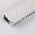 Aluminium frame profile for sliding wardrobe glass door