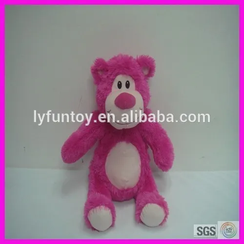 Super soft pink plush bear