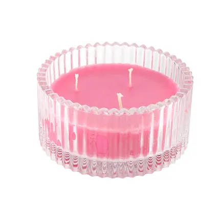 Paraffin Wax Luxury Scented Candy Crystal Jar Candles
