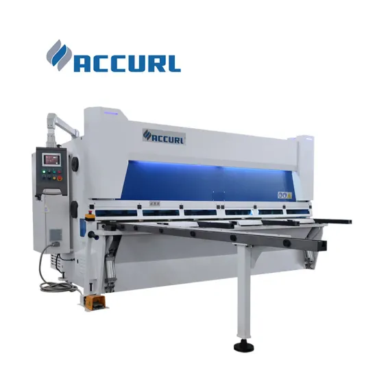 ACCURL 6mm Hydraulic Guillotine Shear - 3 Meter Metal Plate Cutting Machine