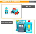 Funkcja posterunku policji światło gry muzyczne gry zabawki