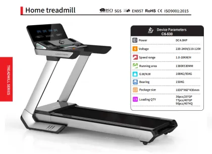 Dapao new designs semi-commercial treadmill