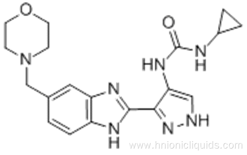 1-Cyclopropyl-3-(3-(5-(morpholinomethyl)-1H-benzo[d]imidazol-2-yl)-1H-pyrazol-4-yl)urea CAS 896466-04-9