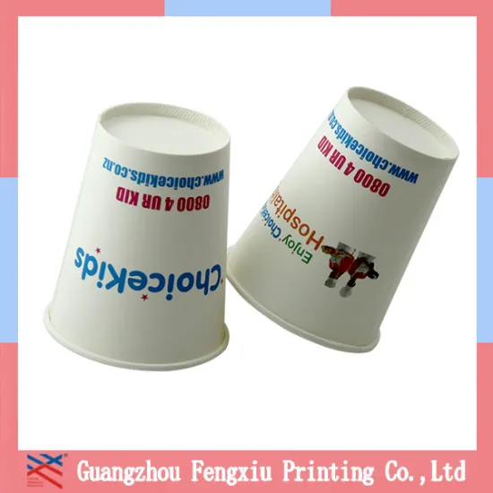 2015 Wholesale good quality Custom Logo Printed Disposable Paper Coffee Cups