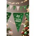 Bandera de jardín de feliz navidad