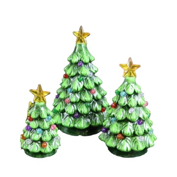 Battery Operated Ceramic Christmas Tree with Colorful Lights