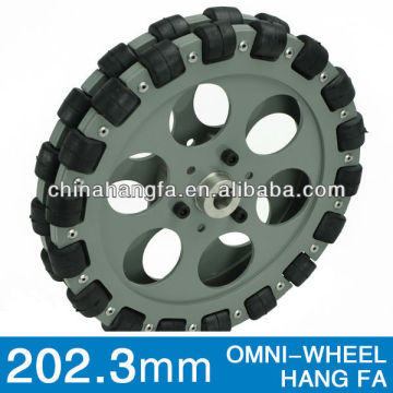 203.2mm double aluminum Omniwheel / bearing rollers QL-20