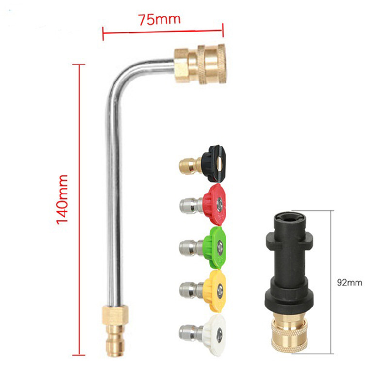 Basınçlı Meme Yüksek Basınçlı Temizleyici Basınç Yıkayıcı Aksesuarları K Serisi Nozul İpuçları Ayarlanabilir Açılı Sprey