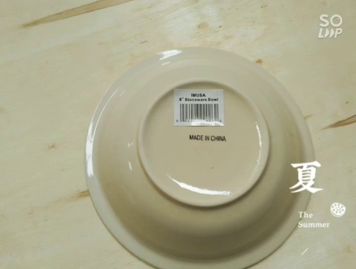 Green Ceramic Hand-Painted Bowls