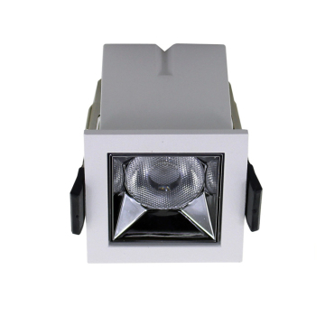 Single Source Square 3W Down Anti Glare COB Spotlight