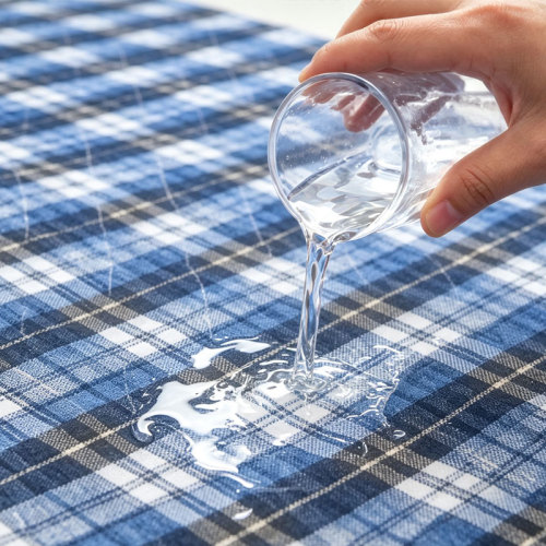 Underpad de poliéster e algodão estampado