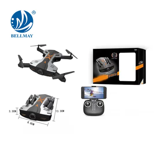 2.4GHz 6 Axis FPV Real-time Transmission Foldable RC Drone with LED Lights