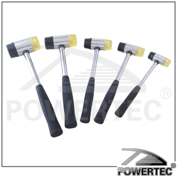 POWERTEC Soft Mallet Steel handle with black rubber