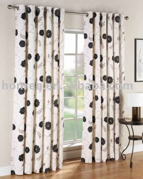 Flocking curtain