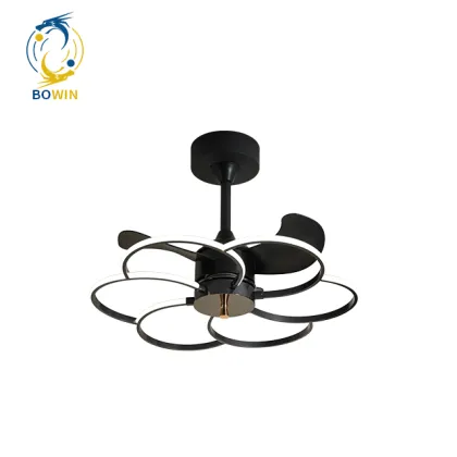 2023 LED Lights with Ceiling Fan: Retractable Chandelier Fan Light