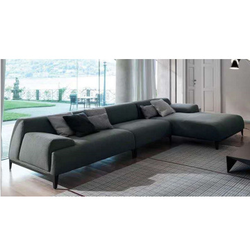 Fantásticos sofás de tela suave y moderna de ocio